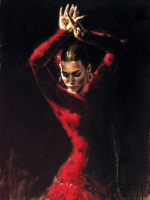 Flamenco Dancer Canvas Paintings page 4